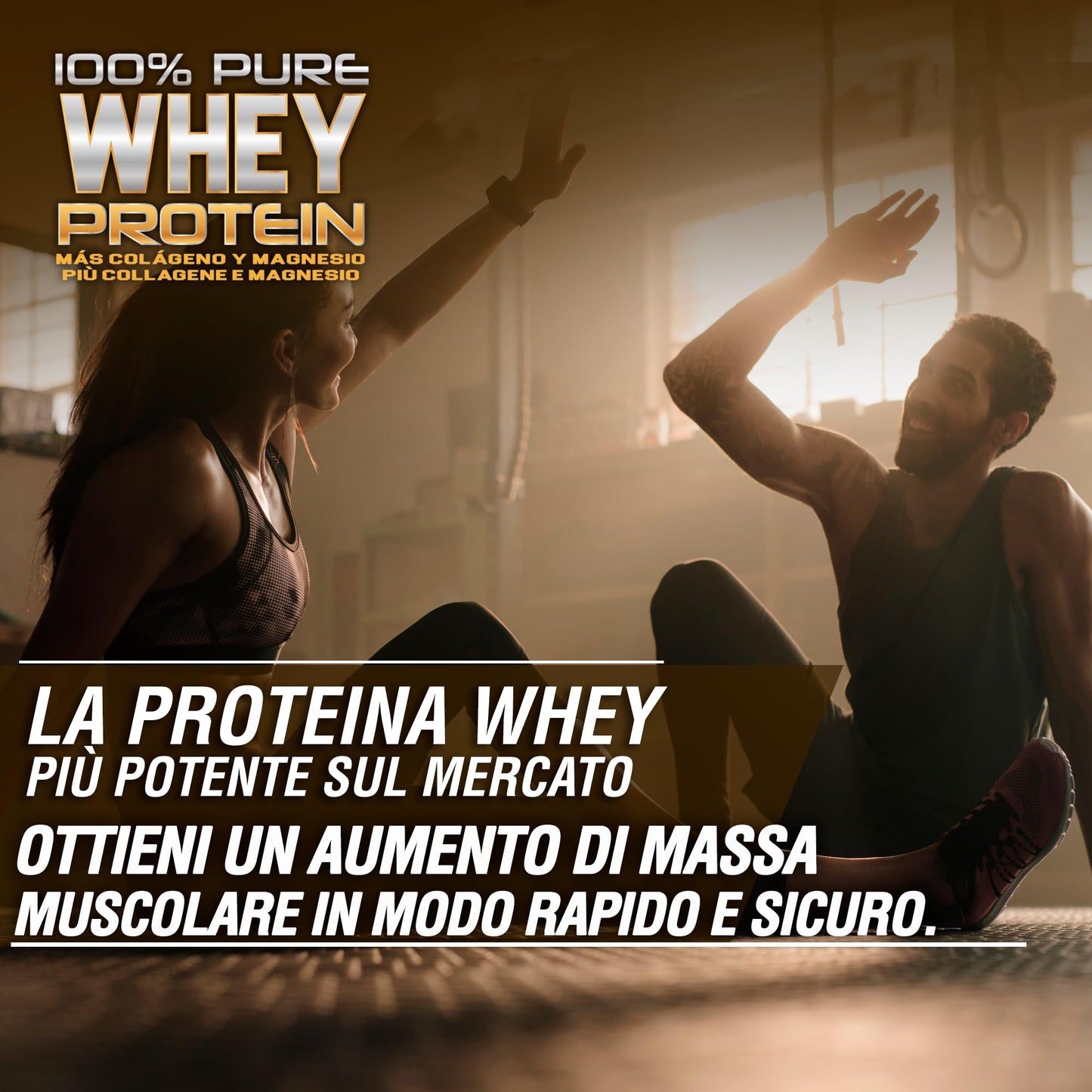 Healthy FUSION Whey protein 100% pura | Proteine whey + collagene + magnesio | Proteine del siero di latte isolate per lo sviluppo muscolare | Massa muscolare pulita | 1000 g (Cioccolato)