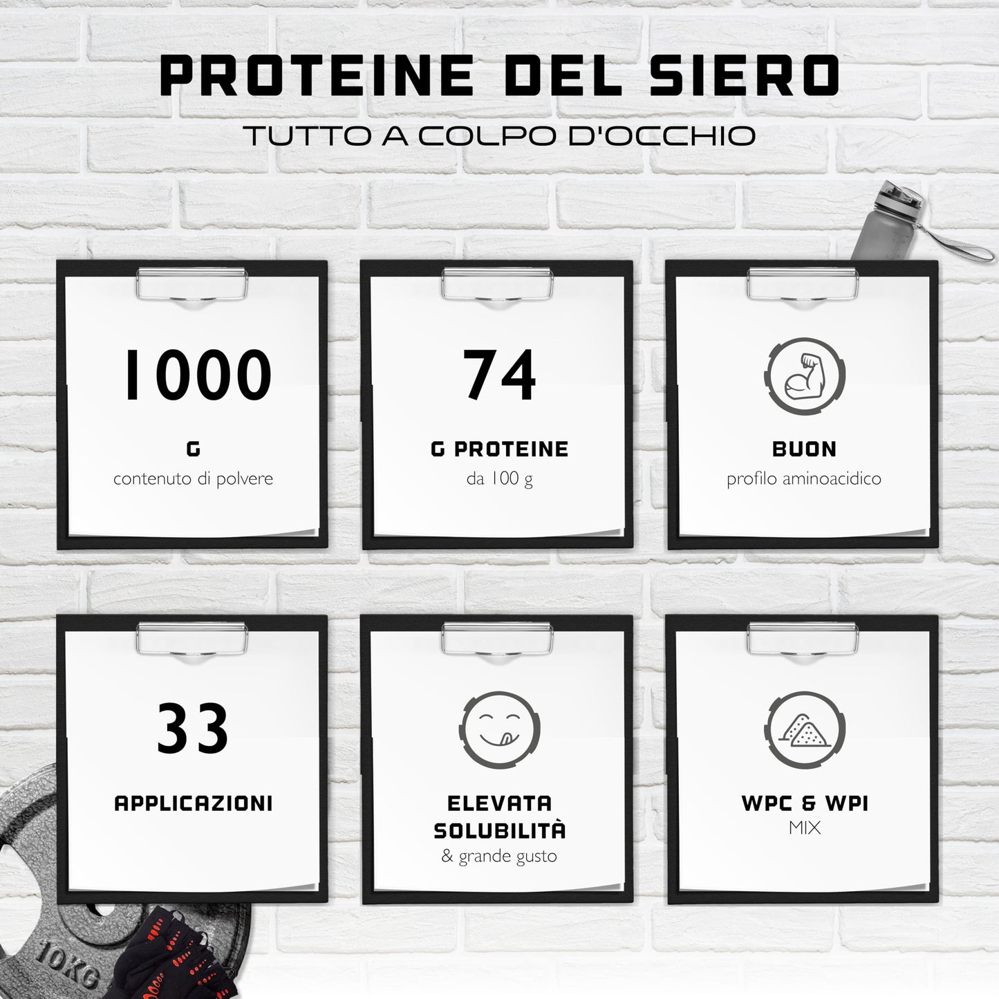 Whey Proteine Complesso - 1000 g (Gelato alla vaniglia) - Con contenuto isolato - Proteine in polvere solubili istantanee con BCAA ed EAA - German Elite Nutrition