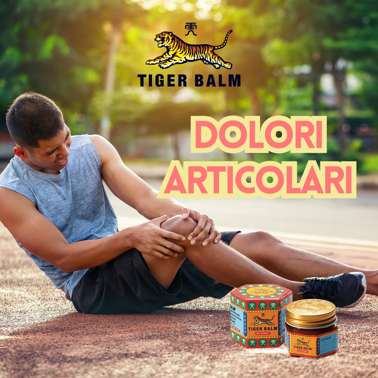 Balsamo di Tigre - Tiger Balm, Balsamo di Tigre Rosso, Alleviare Mal di Schiena, Balsamo di Tigre Originale, Crema per Massaggi, Cervicale Collo Rimedi, Spatola per Applicazione (Rosso)