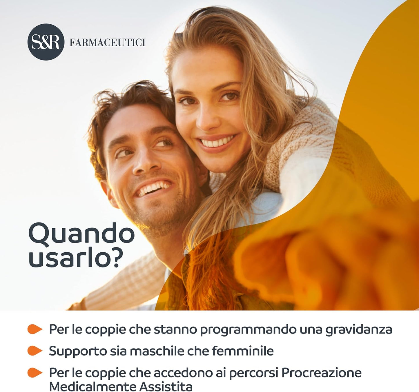 S&R Farmaceutici | Genante - Integratore alimentare specifico per la Fertilità, per la Donna e l'Uomo. Formula Brevettata con Revifast - 30 compresse da 500 mg