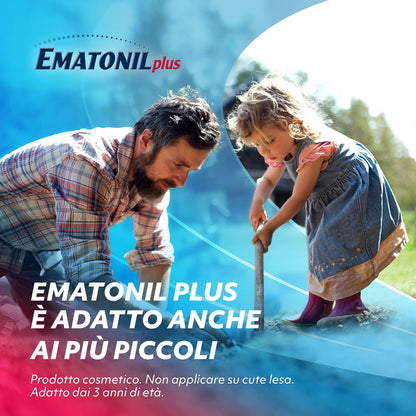 Ematonil Plus Emulsione Gel con Arnica, Escina, Bromelina e Mentolo, Crema per Ematomi, Piccoli Traumi e Contusioni ad Azione Emolliente, Dona Sollievo per Adulti e Bambini, 50 ml