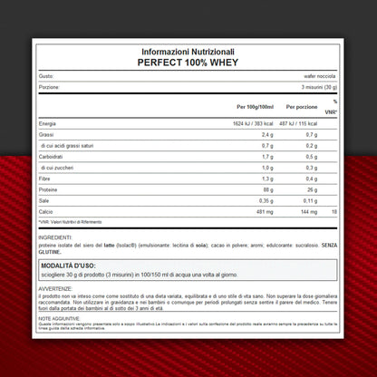 WHY SPORT PERFECT 100% WHEY - Proteine Whey - Proteine Isolate - Proteine in Polvere con Aminoacidi Essenziali per la Massa Muscolare - Gusto Cioccolato al Latte - 900 gr