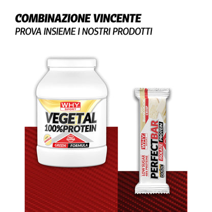 WHY SPORT VEGETAL 100% PROTEIN - Proteine Vegetali - Proteine in Polvere – Proteine del Pisello e del Riso - Gusto Cacao - 750 gr