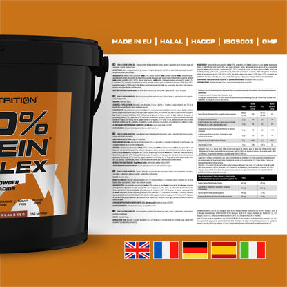 Scitec Nutrition 100% Casein Complex - Complesso a base di caseina micellare - con L-glutammina, taurina ed enzimi vegetali, 5 kg, Cioccolato belga