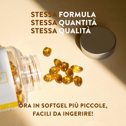 Vitamina D3 2000 UI [Fornitura di 1 Anno] - Integratore Vitamina D 2000 UI con Olio EVO per assorbimento ottimale - Non OGM - Contribuisce alla funzione ossea, muscolare e immunitaria - 365 Capsule