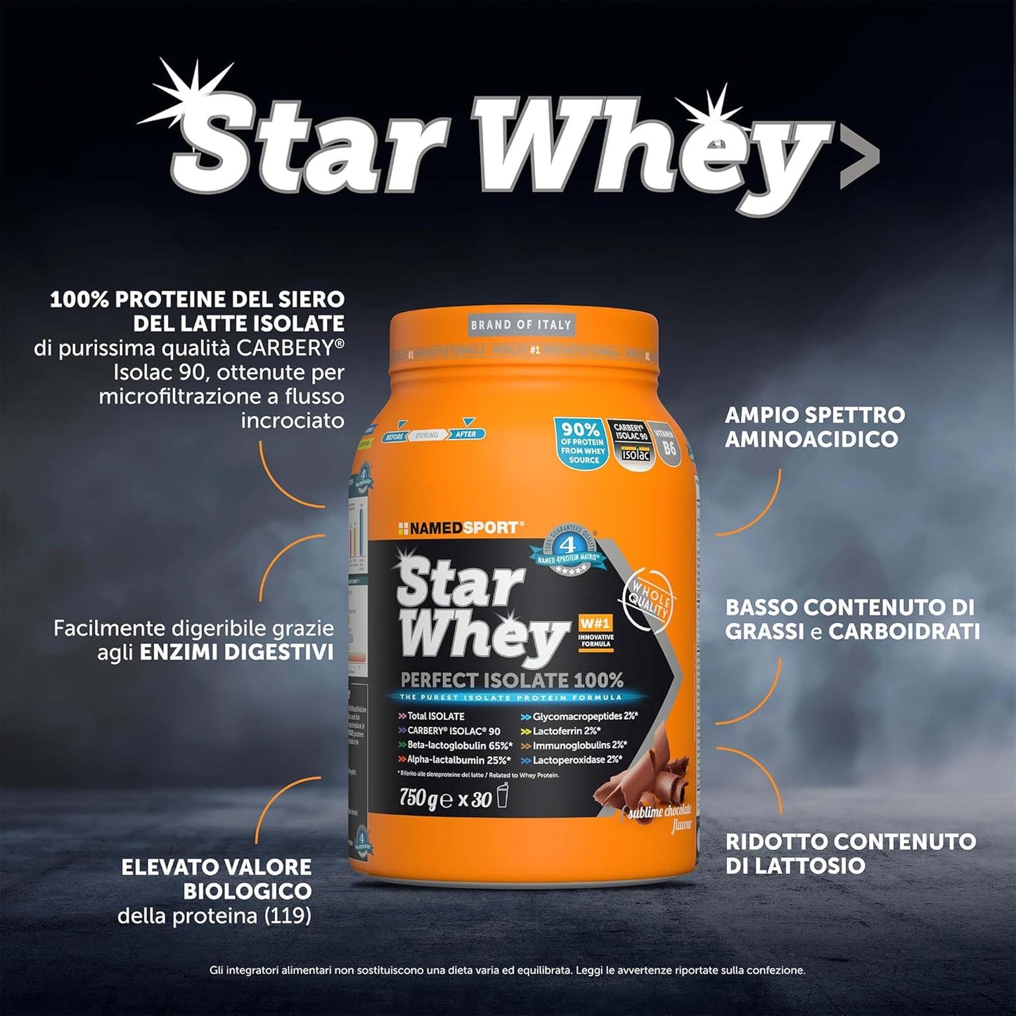 Named Sport STAR WHEY SUBLIME CHOCOLATE NAM