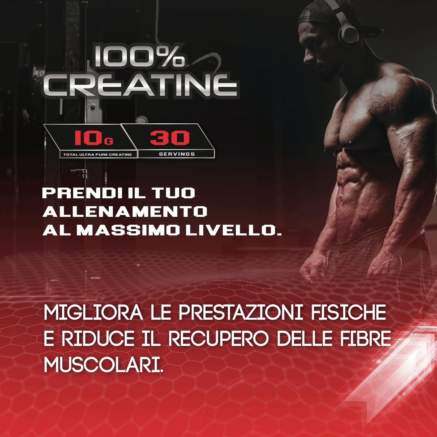 Healthy Fusion Creatina Monoidrata | Creatina Pura microfiltrata | Favorisce la crescita muscolare e migliora la resistenza fisica | Elevata solubilità | Formato in polvere, gusto di Anguria 300gr