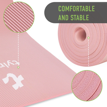 Tylmex Tappetino Palestra NBR 8mm - Tappetino Yoga Antiscivolo per Esercizi di Fitness - Tappetino Pilates Morbido e Confortevole - Ideale per Allenamenti a Casa e in Palestra