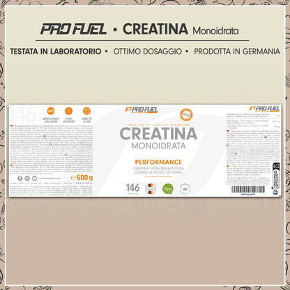 Creatina monoidrata polvere 1kg / 1000g micronizzata ad alto dosaggio, pura senza additivi, 100% vegana