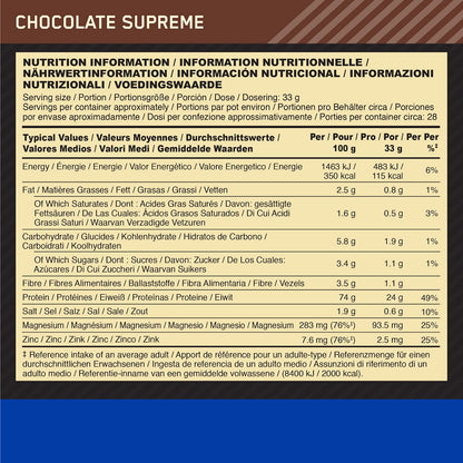 Optimum Nutrition Gold Standard 100% Casein Proteine di Caseina in Polvere a Rilascio Graduale Durante la Notte con Zinco e Magnesio Gusto Crema alla Vaniglia 55 Porzioni 1,82Kg + Shaker