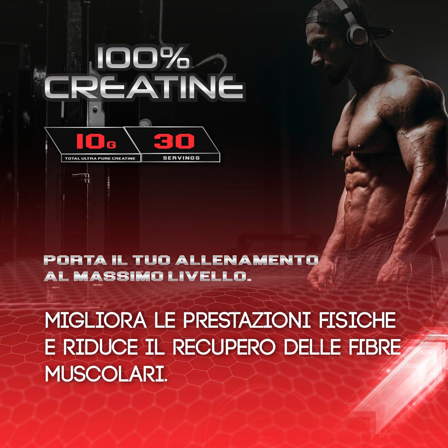 Healthy Fusion Creatina Monoidrata | Creatina Pura microfiltrata | Favorisce la crescita muscolare e migliora la resistenza fisica | Elevata solubilità | Formato in polvere, gusto di Anguria 300gr