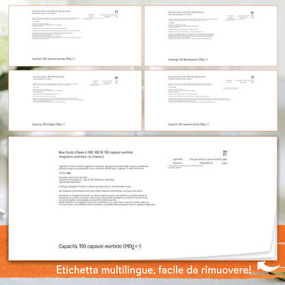 Now Foods, Vitamin E 400 UI, D-alfa-Tocoferolo, Altamente Dosato, 100 Capsule molli, Testato in Laboratorio, Senza Glutine, Senza Soia, Non OGM