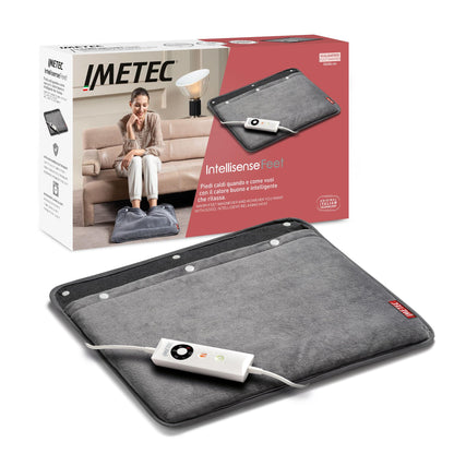 Imetec Intellisense Comfort, Termoforo multiuso, Cuscino termico, Per schiena e addome, Tasca per mani, Rapido riscaldamento, Tessuto anallergico, 5 temperature, Electro block di sicurezza, Lavabile