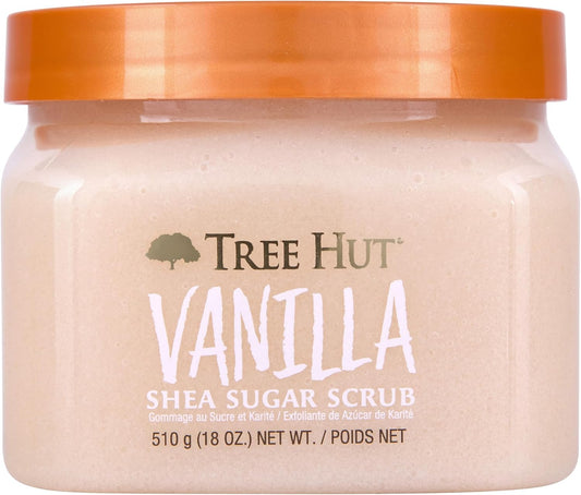 Tree Hut Scrub corpo esfoliante e idratante allo zucchero di karitè vaniglia, 510 g