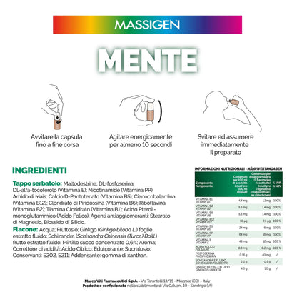 MASSIGEN Multicolore, Mente, Liquido, 290 G