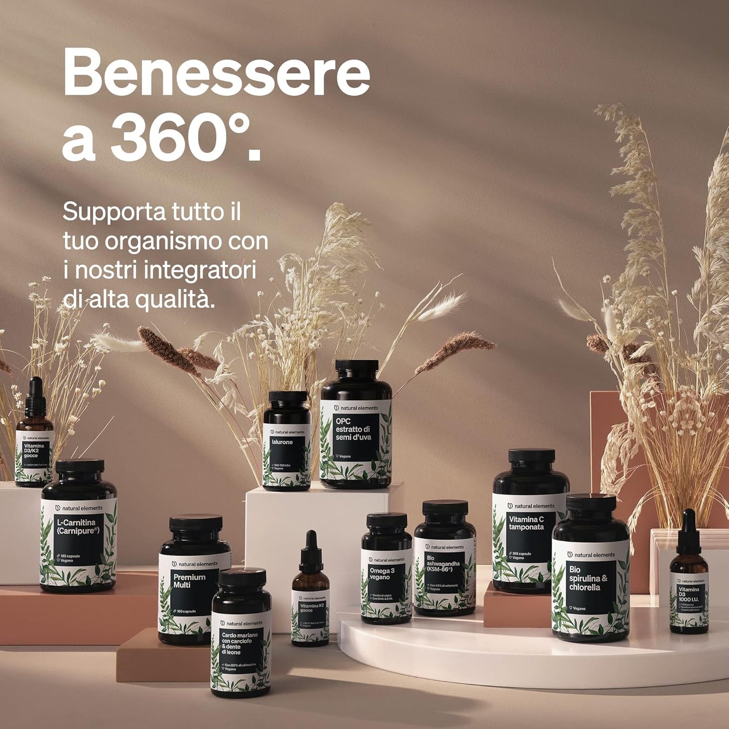 Complesso di cardo mariano, carciofo e dente di leone – 120 capsule – natural elements – Alto dosaggio con 80% di silimarina – Senza stearato di magnesio, vegano