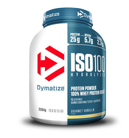 Dymatize ISO 100 Hydrolyzed Gourmet Chocolate 932g - Proteine del siero di latte idrolizzate e isolate in polvere