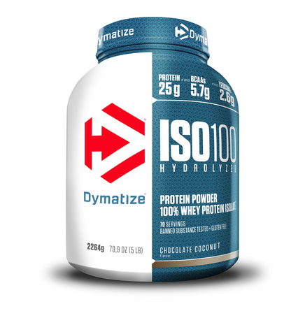 Dymatize ISO 100 Hydrolyzed Gourmet Chocolate 932g - Proteine del siero di latte idrolizzate e isolate in polvere