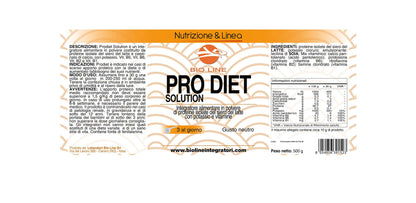 PRODIET - Integratore alimentare di proteine isolate del siero del latte e calcio caseinato con potassio e vitamine, 500 g (Gusto Vaniglia, 500 grammi)