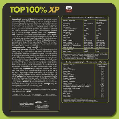 Watt Top 100 XP, Cacao - 750 g Busta Doypack