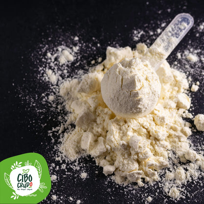 Proteine del Riso in Polvere Bio - 80% Proteina - 500g. Proteine Naturalmente Senza Lattosio e Glutine. Proteine Vegane Vegetali e Biologiche Senza Zucchero. Organic and Vegan Rice Protein Powder.