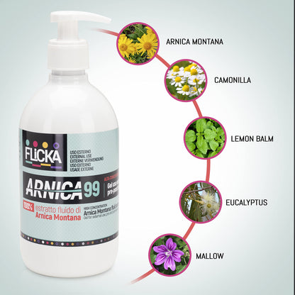 ARNICA 99 Arnica Per Cavalli Uso Umano (BARATTOLO 500ML) Arnica Extra Forte e Intensa crema riscaldante muscoli e Articolazioni sportiva,pomata per massaggi antinfiammatoria forte