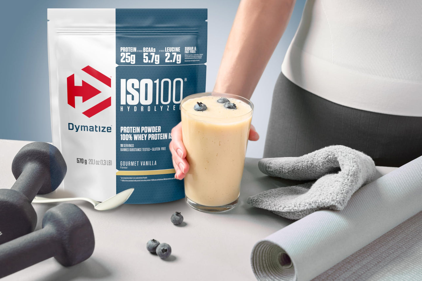 Dymatize ISO 100 Hydrolyzed Gourmet Chocolate 932g - Proteine del siero di latte idrolizzate e isolate in polvere