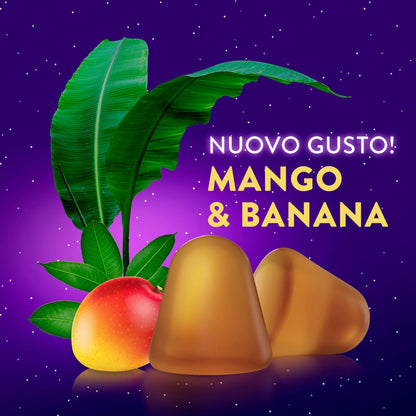 ZzzQuil Natura Melatonina Integratore per Dormire, Gusto Mango e Banana, Con Valeriana, Camomilla, Vitamina B6 e Estratti alle Erbe, 72 Gommose