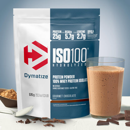 Dymatize ISO 100 Hydrolyzed Gourmet Chocolate 932g - Proteine del siero di latte idrolizzate e isolate in polvere