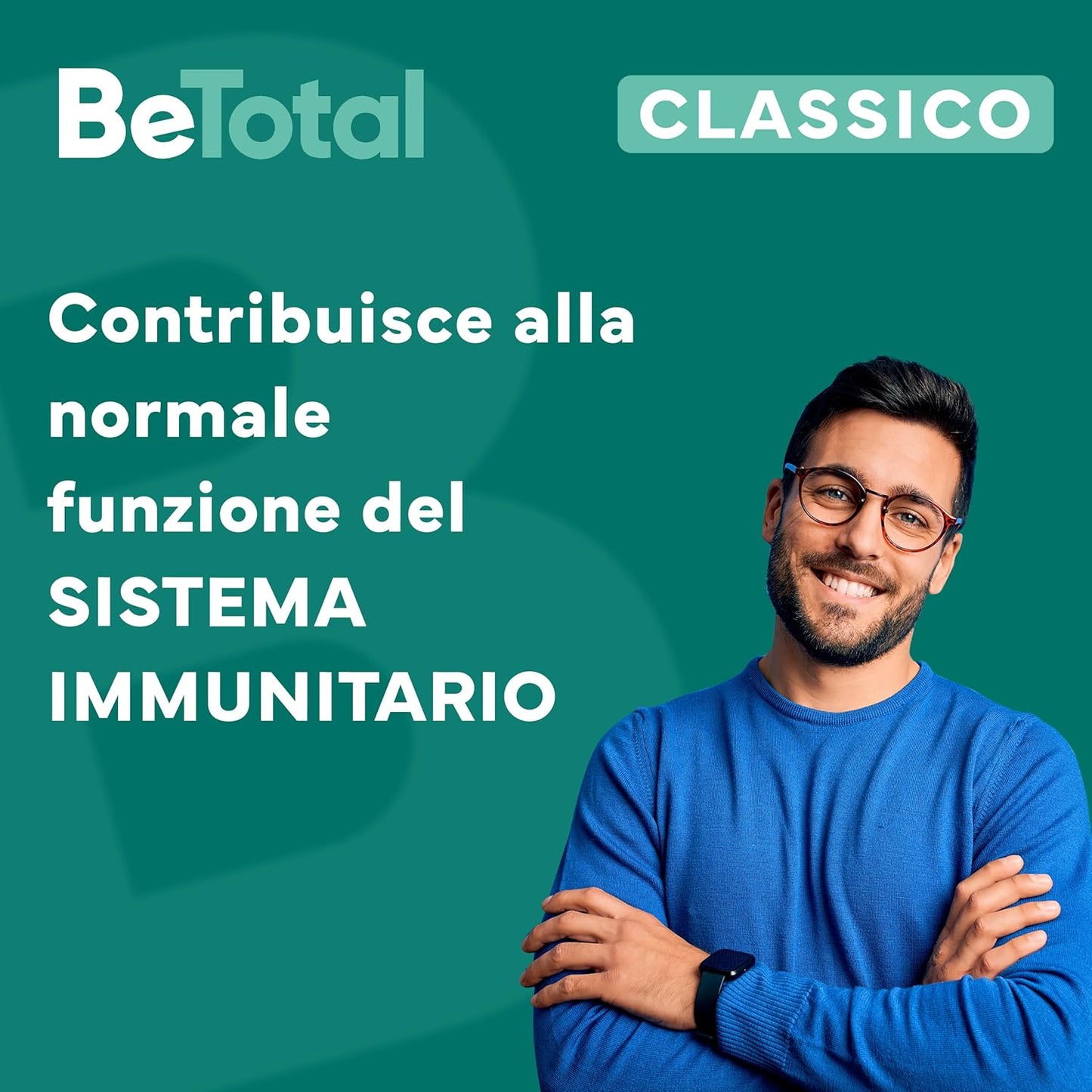 Be-Total Compresse Integratore Alimentare di Vitamina B Riattiva l’Energia, Riduce la Stanchezza, Supporta il Sistema Immunitario, Adulti, 80 Mini Compresse