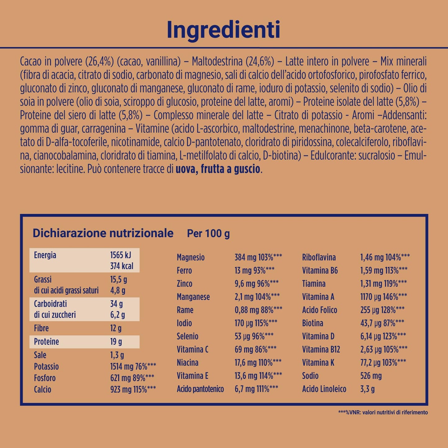 Enervit Meal Shake Cacao Protein, Bevanda Proteica Adatto Come Sostituto del Pasto, Ricco di Proteine, la Confezione Copre 12 Pasti, 20% Proteine, 13 Vitamine e 11 Minerali