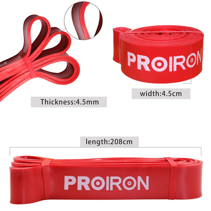 PROIRON Bande di Resistenza - Pull UP Bande - Bande Elastiche Fitness, Loop Bands Corpo Stretching, Powerlifting, Resistenza di Addestramento