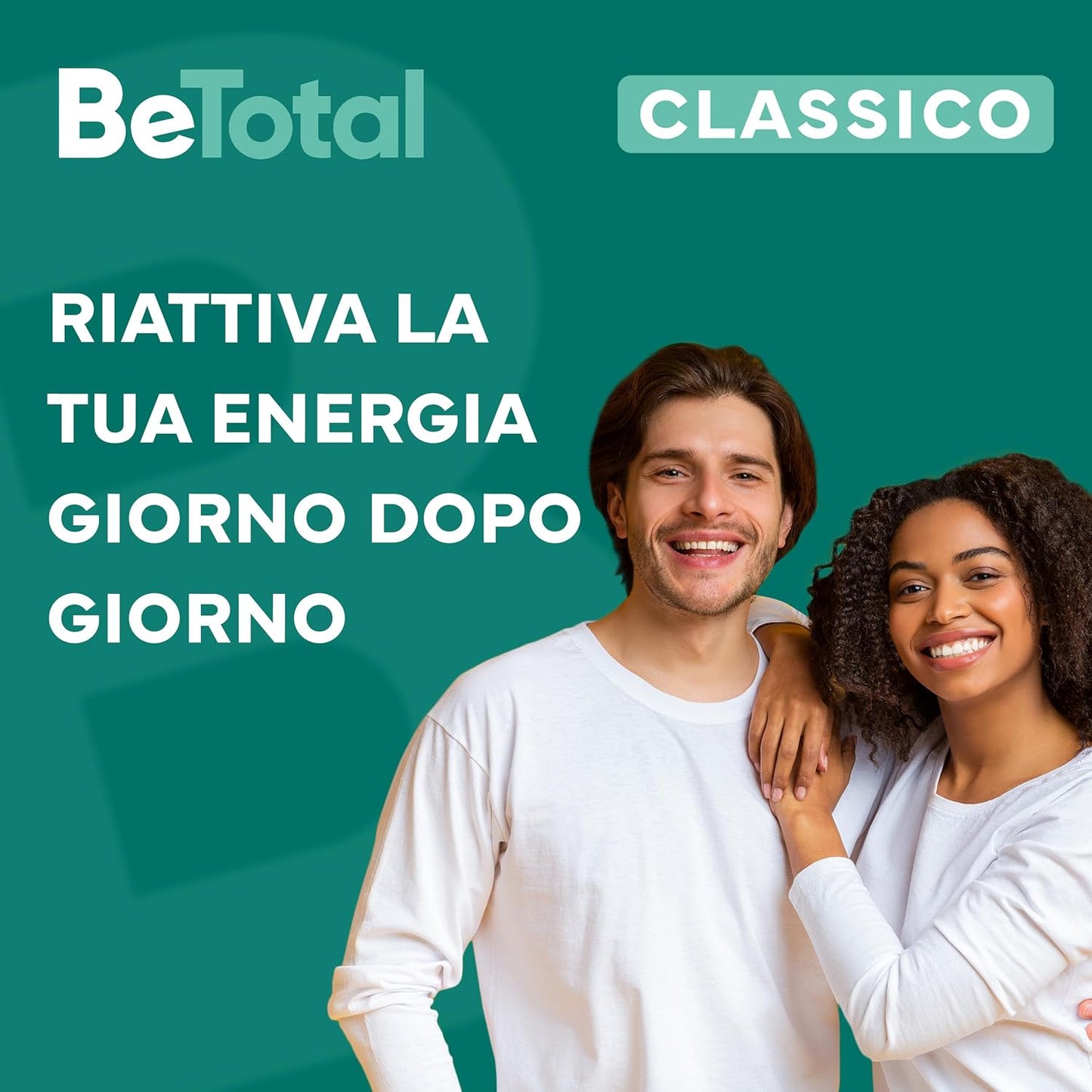 Be-Total Compresse Integratore Alimentare di Vitamina B Riattiva l’Energia, Riduce la Stanchezza, Supporta il Sistema Immunitario, Adulti, 80 Mini Compresse