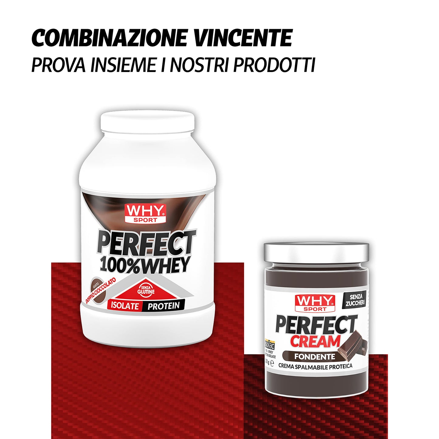 WHY SPORT PERFECT 100% WHEY - Proteine Whey - Proteine Isolate - Proteine in Polvere con Aminoacidi Essenziali per la Massa Muscolare - Gusto Cioccolato al Latte - 900 gr