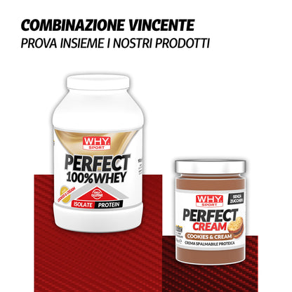 WHY SPORT PERFECT 100% WHEY - Proteine Whey - Proteine Isolate - Proteine in Polvere con Aminoacidi Essenziali per la Massa Muscolare - Gusto Cioccolato al Latte - 900 gr