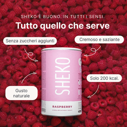 Sheko Frullato proteico al gusto Caffè - integratori per dimagrire con 200 Kcal - 25 dosi di Pasti sostitutivi dimagranti per barattolo