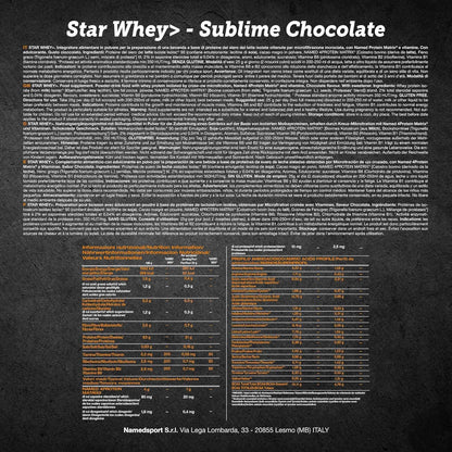 Named Sport STAR WHEY SUBLIME CHOCOLATE NAM