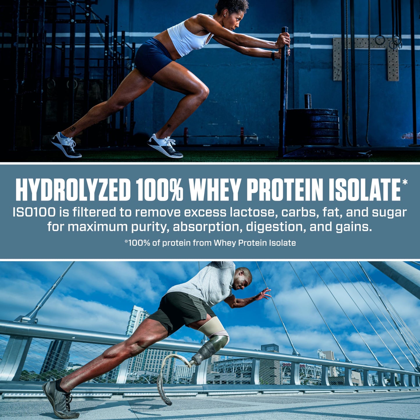 Dymatize ISO 100 Hydrolyzed Gourmet Chocolate 932g - Proteine del siero di latte idrolizzate e isolate in polvere