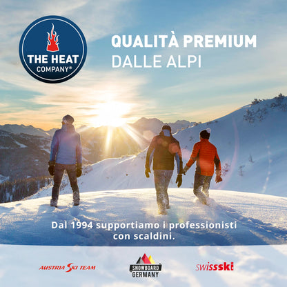 THE HEAT COMPANY Scalda-Suole Adesivo - 5 o 30 Paia - Extra Caldo - Scaldapiedi - 8 Ore Piedi Caldi - Pronti all'Uso - autoriscaldante - Puro Naturale - Taglia Small o Large