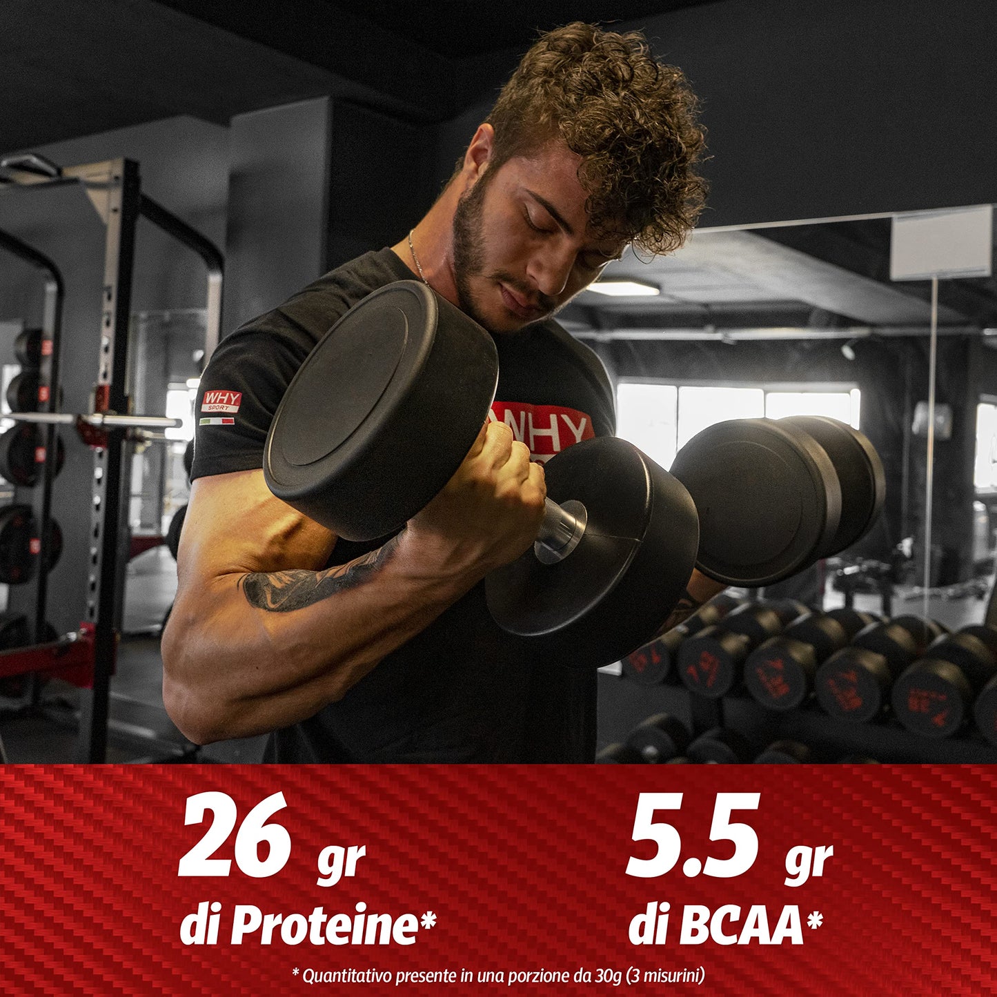 WHY SPORT PERFECT 100% WHEY - Proteine Whey - Proteine Isolate - Proteine in Polvere con Aminoacidi Essenziali per la Massa Muscolare - Gusto Cioccolato al Latte - 900 gr